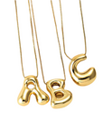 Bubble Initial Necklace