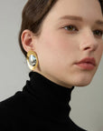 Joan Oval Earrings