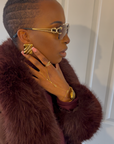 Bo Square Earrings
