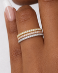Diamanté Ring Set