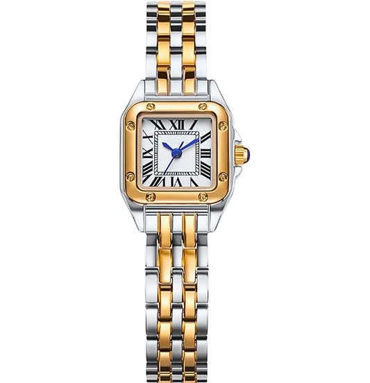 Lady Fleur Two Tone Watch