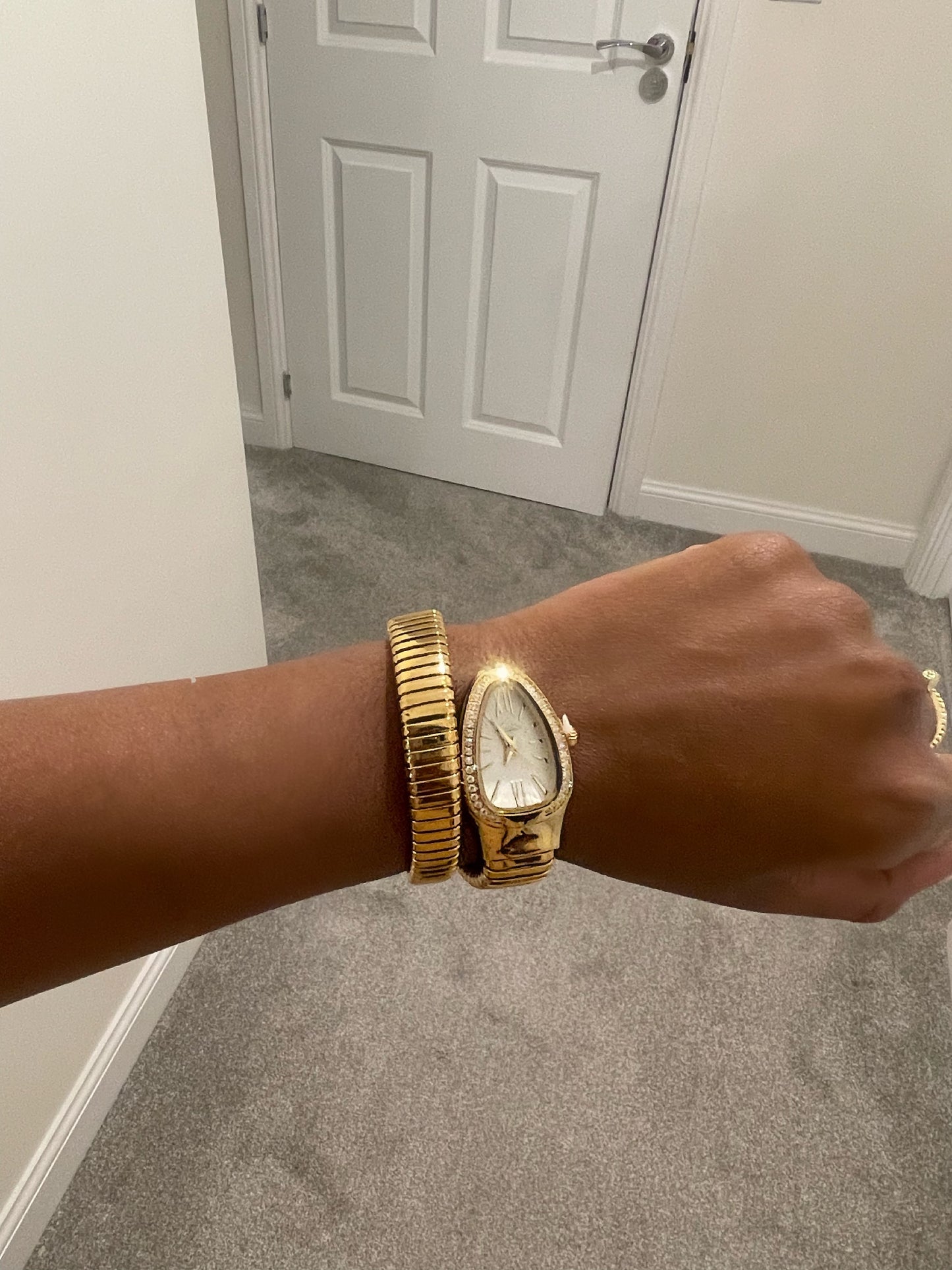 Gold Lady Boa Watch